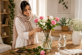 نگهداری گل رز شاخه بریده