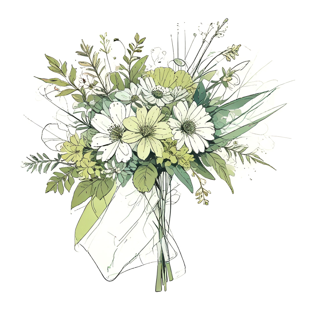 دسته گل عروس