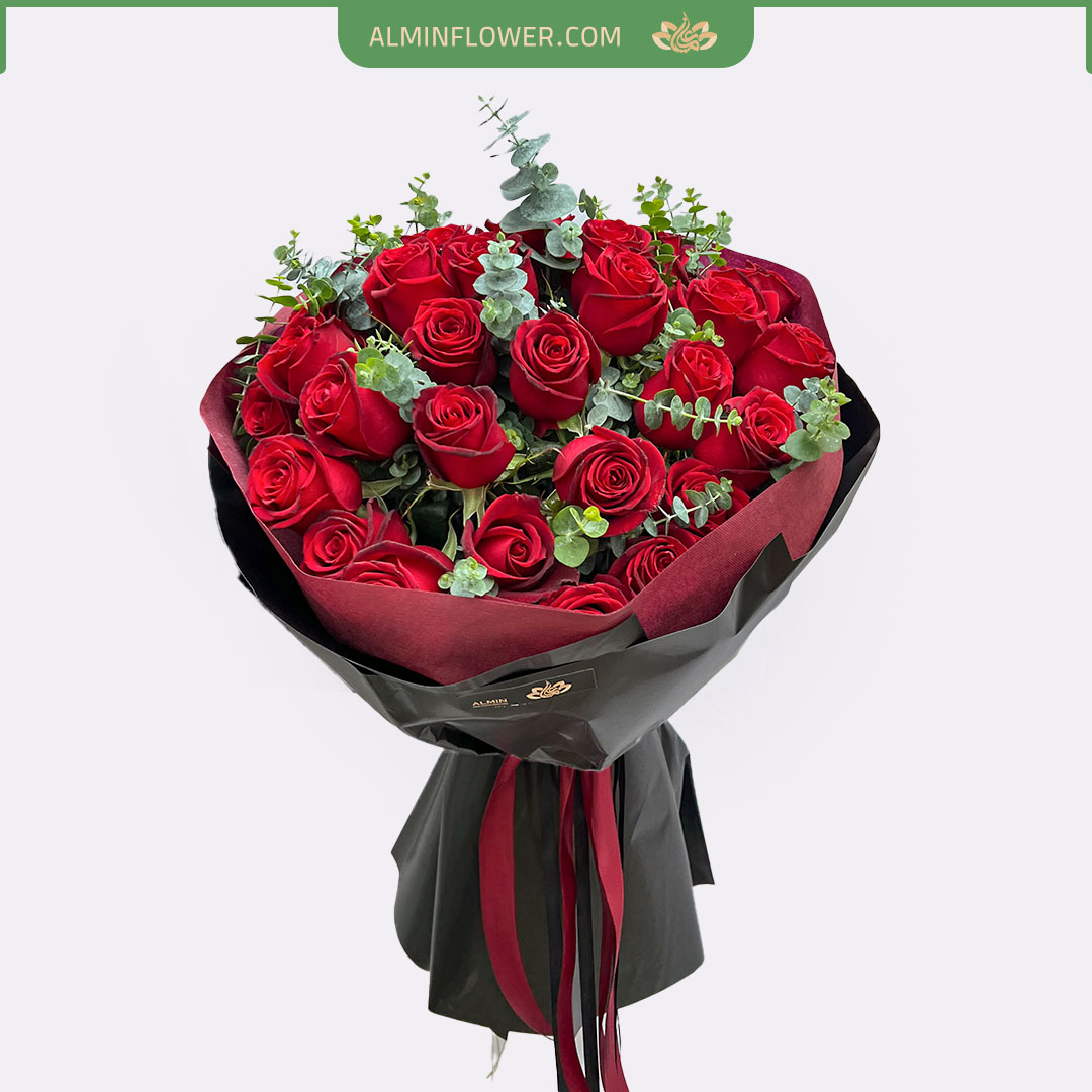 دسته گل ولنتاین شماره 13